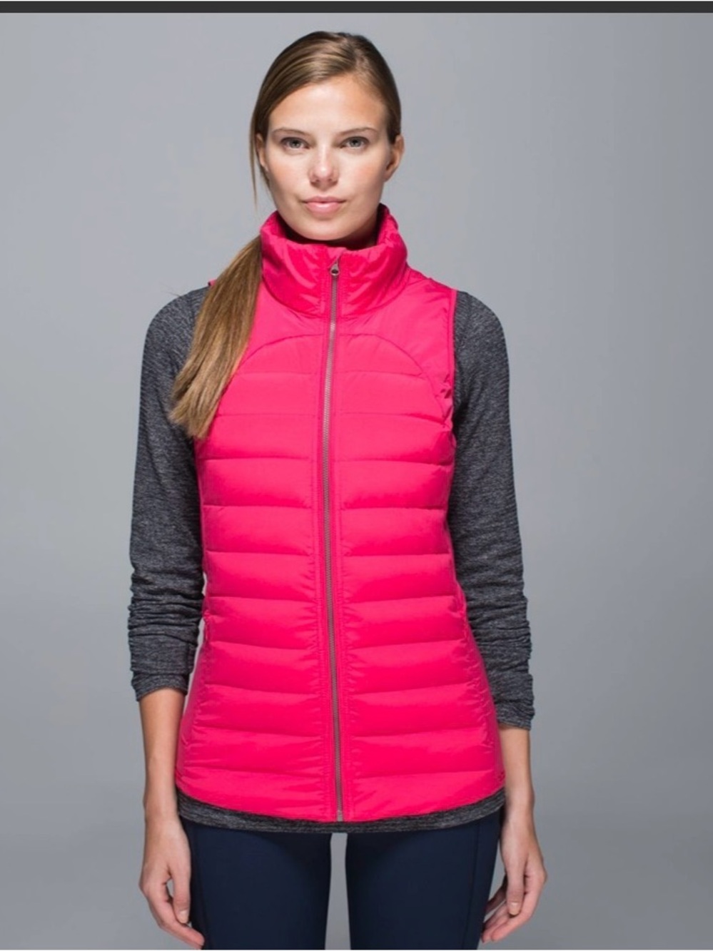 Lululemon Fluffed Up Vest in Bloom Juice size 10, like new